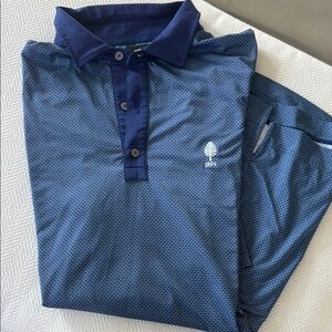 Men's Blue FootJoy golf shirt